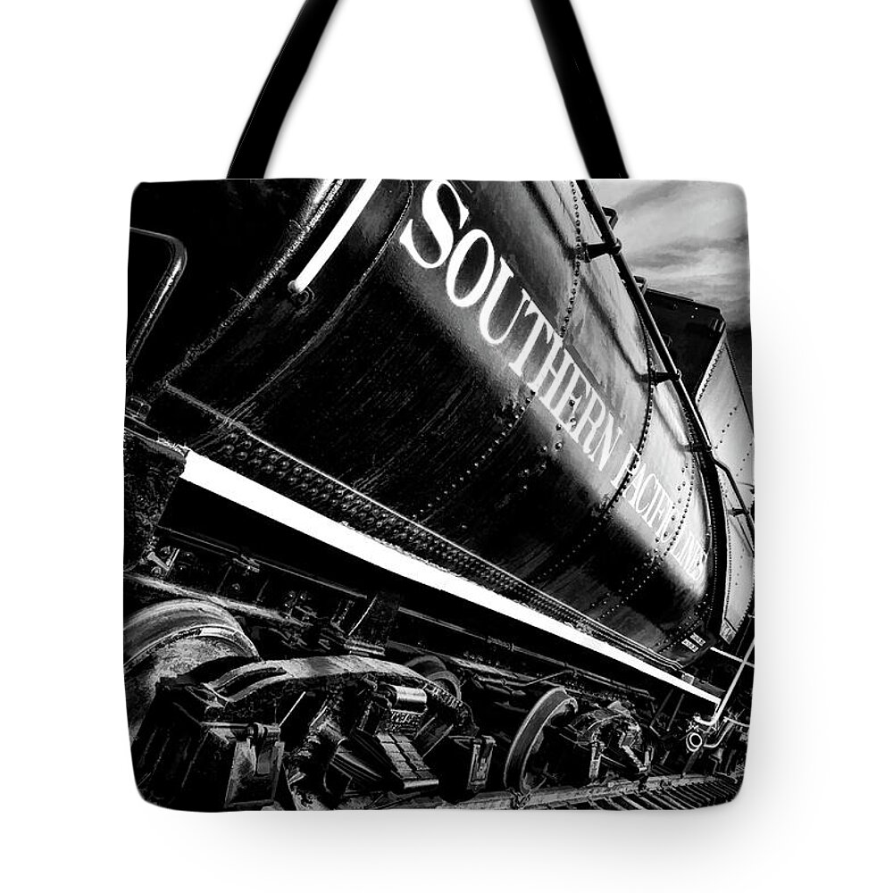 Art Photography Tote Bag featuring the photograph Sideways Train by Blake Richards