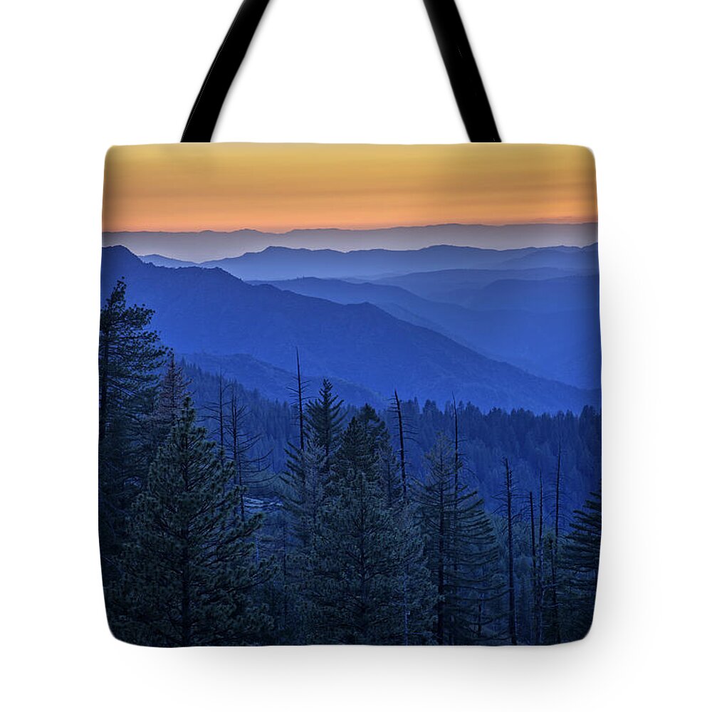 Sierras Tote Bag featuring the photograph Sierra Fire by Rick Berk