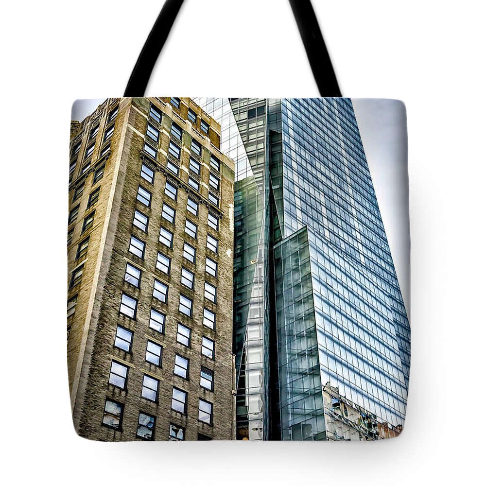 New York City Tote Bag featuring the photograph Sights in New York City - Skyscrapers by Walt Foegelle