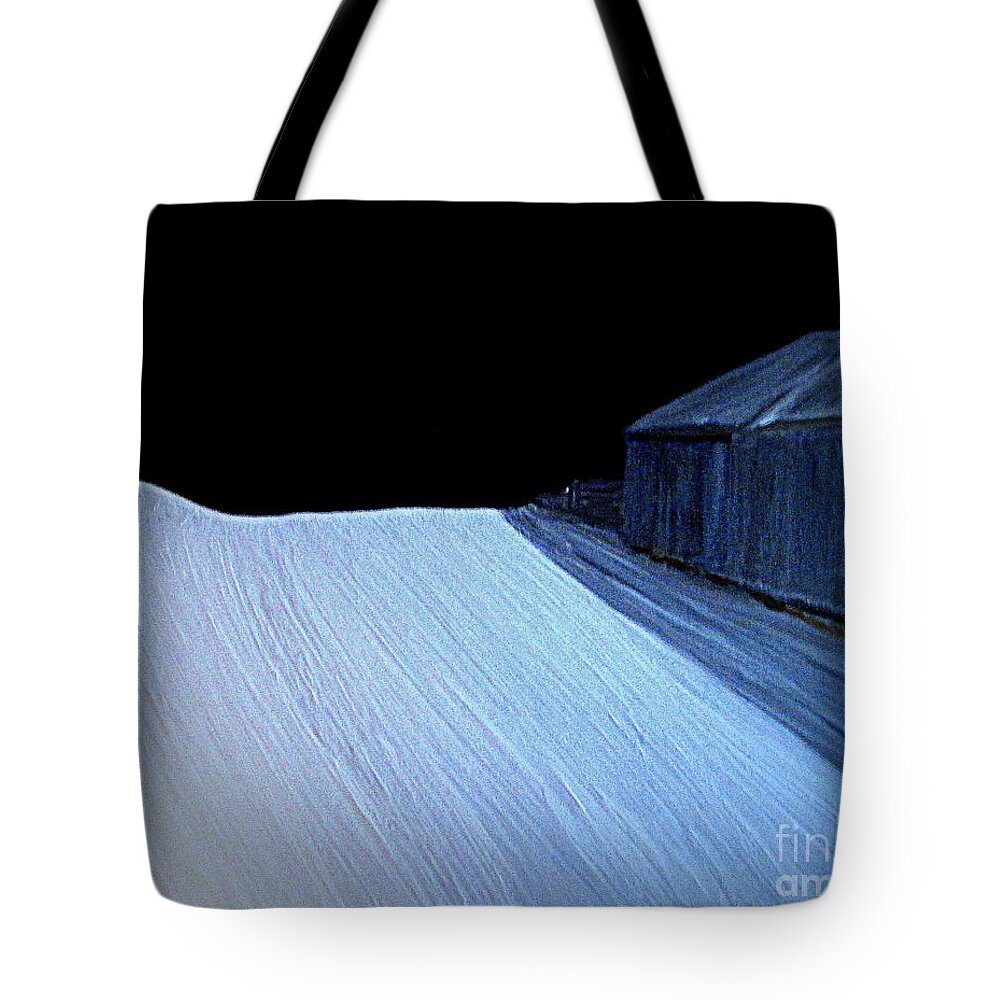 Winter Tote Bag featuring the painting Silent Night by Bill OConnor
