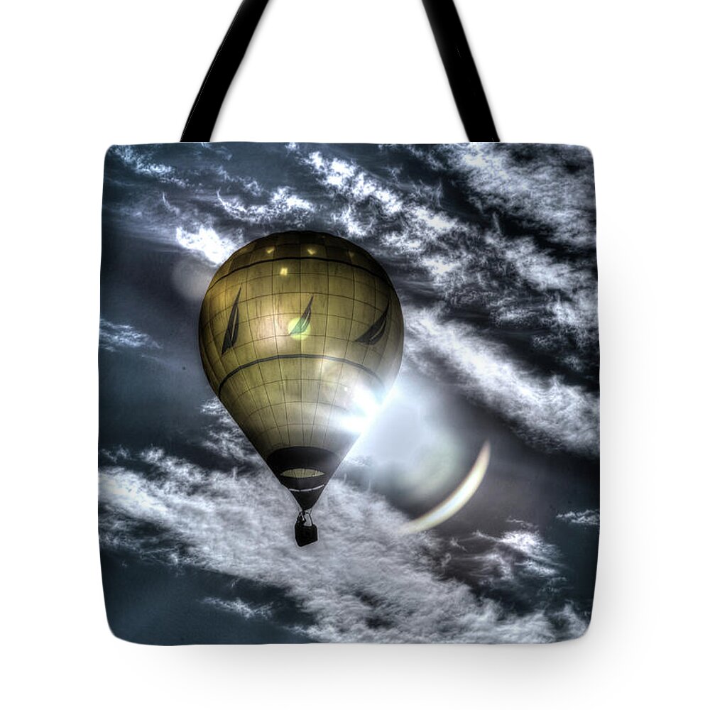 Balloons Tote Bag featuring the photograph Silent Ride by Gary Gunderson