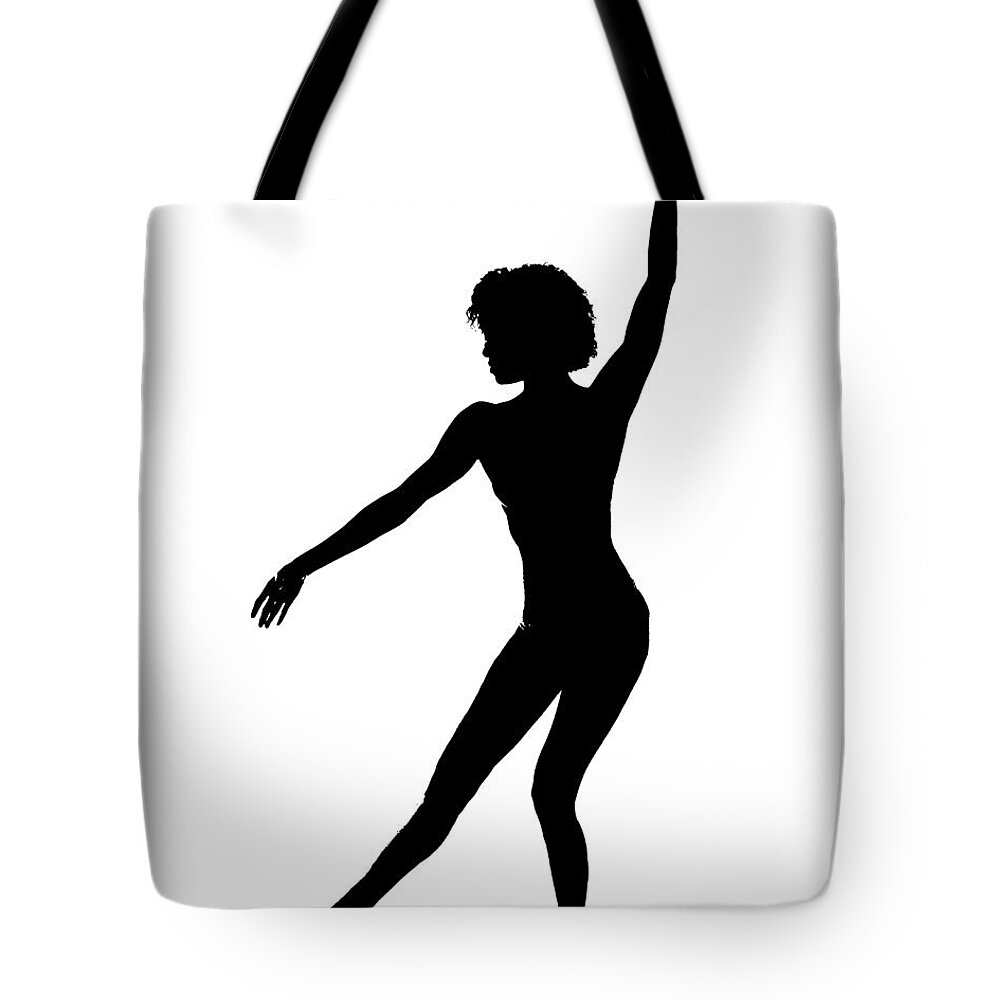 Silhouette Tote Bag featuring the photograph Silhouette 48 by Michael Fryd