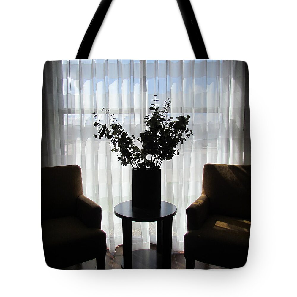 Photograph Tote Bag featuring the photograph Silhouette Nook by Delynn Addams