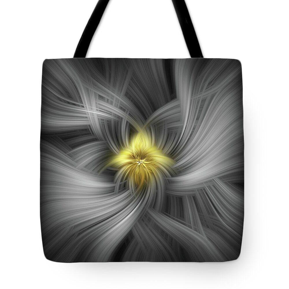 Jenny Rainbow Fine Art Photography Tote Bag featuring the photograph Silver and Gold. Mystery of Colors by Jenny Rainbow