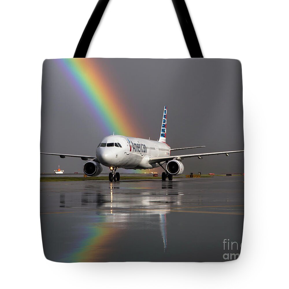 Planes Tote Bag featuring the photograph Silver Linings - Normal Format by Alex Esguerra
