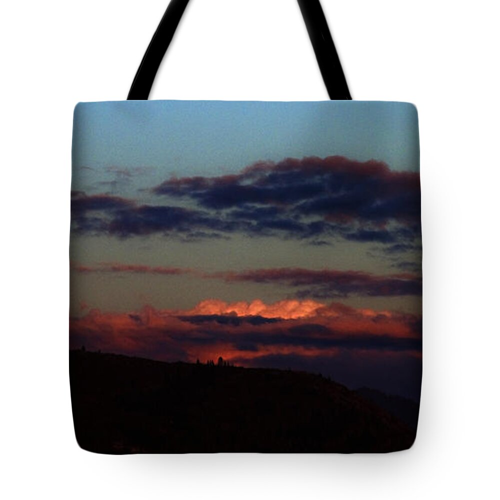 Landscape Tote Bag featuring the photograph Silver Valley Moon by Joseph Noonan