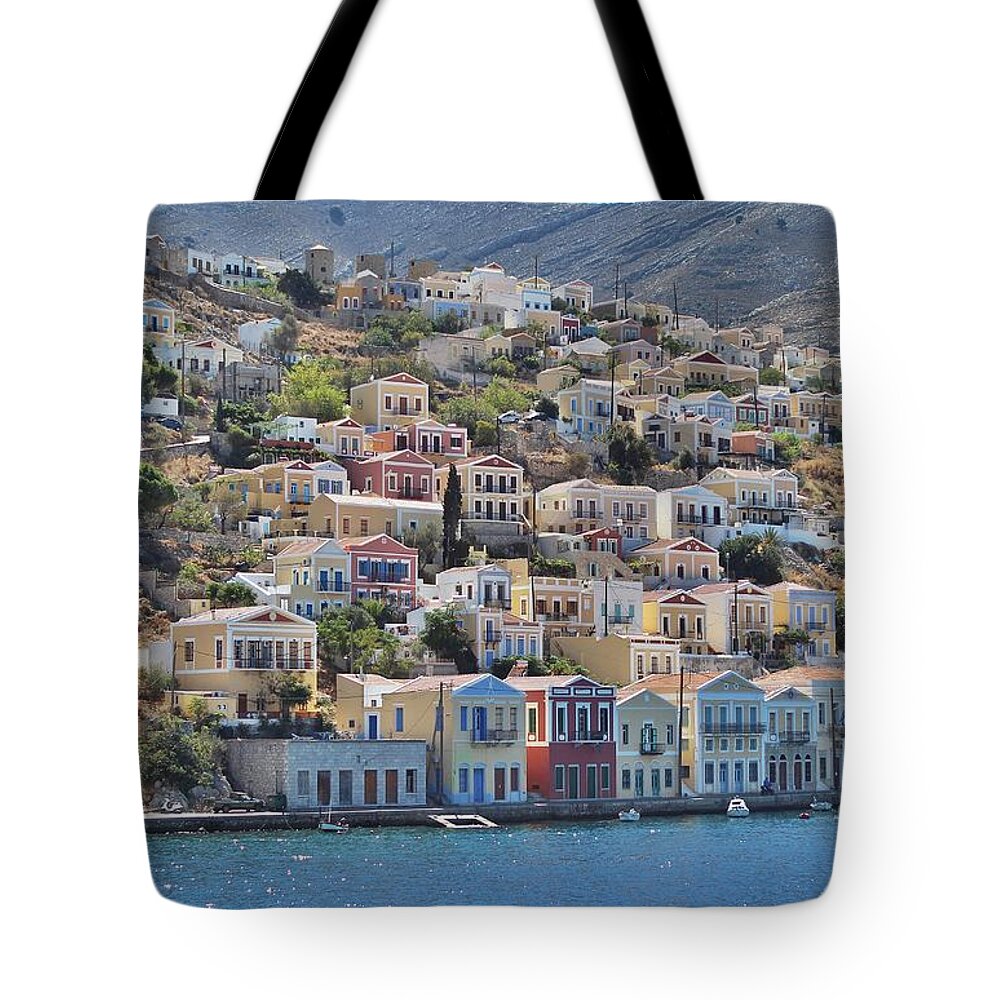 Landscape Tote Bag featuring the photograph Simi by Wilhelm Hufnagl