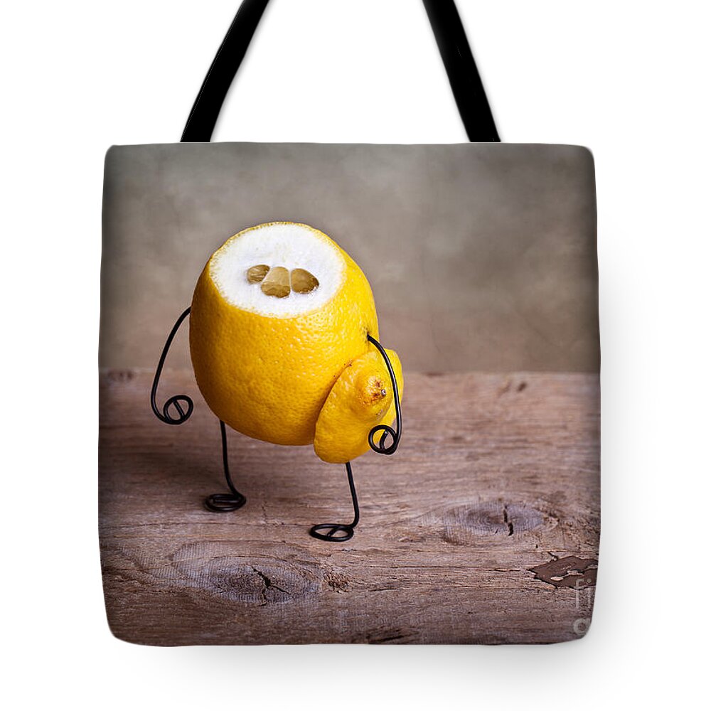 Lemon Tote Bag featuring the photograph Simple Things 12 by Nailia Schwarz