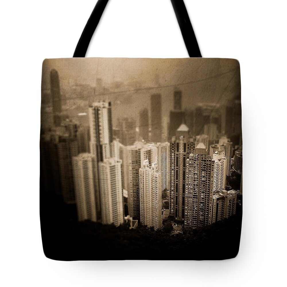 Loriental Tote Bag featuring the photograph Sin City by Loriental Photography