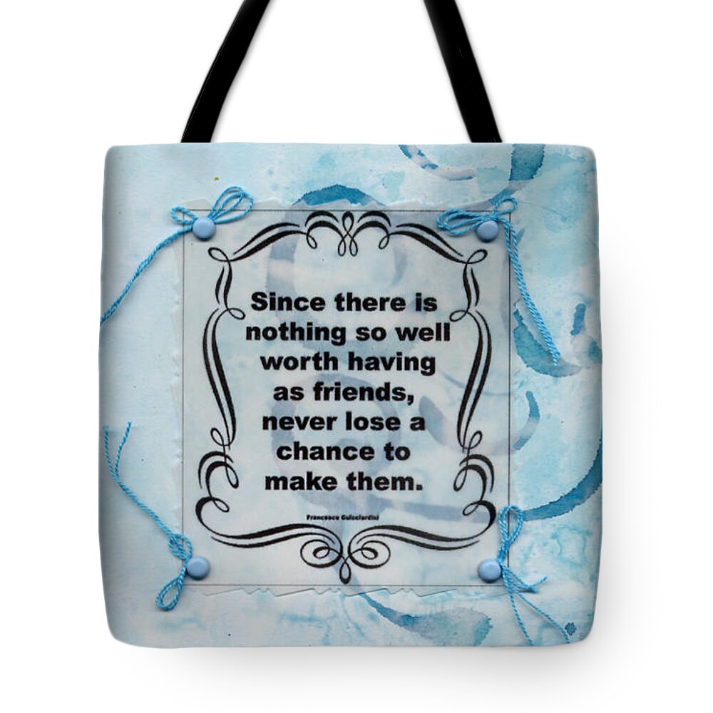 Quote Tote Bag featuring the photograph Since There Is Nothing ..... Quote Page by Sandra Foster