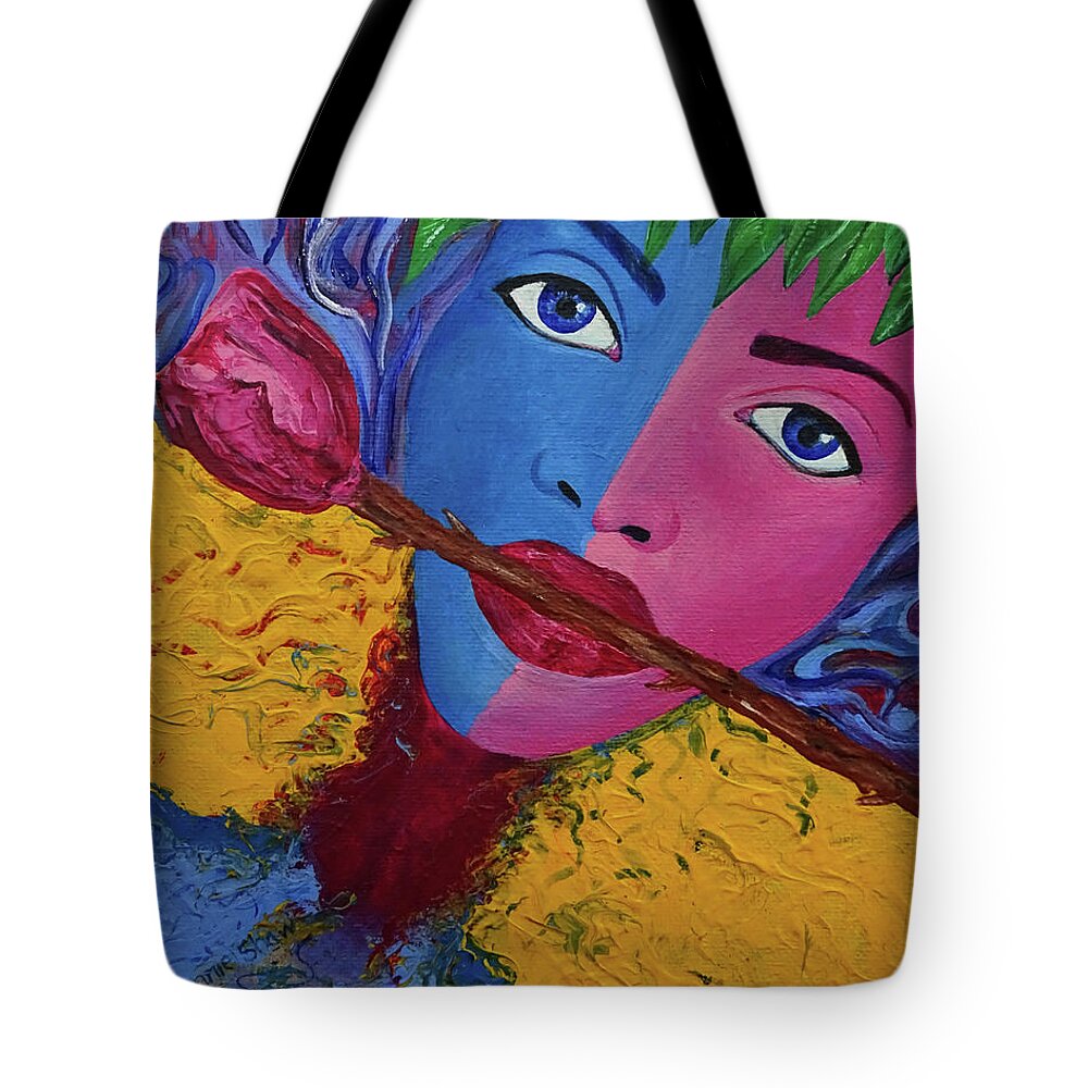 Colorful Tote Bag featuring the photograph Single Red Rose by Jeannie Shaw