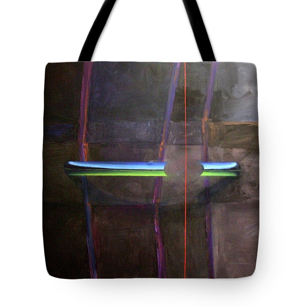 Contemporary Abstract Expression Tote Bag featuring the painting Singularity Alpha by Jessica Anne Thomas