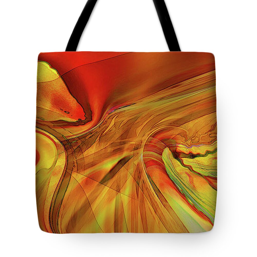 Fantasy Art Painted Virtually Tote Bag featuring the digital art Sister Bengal by Steve Sperry