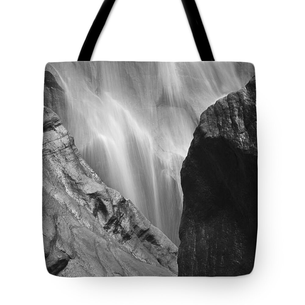 Rough Tote Bag featuring the photograph SKN 4284 The Rough and the Smooth by Sunil Kapadia