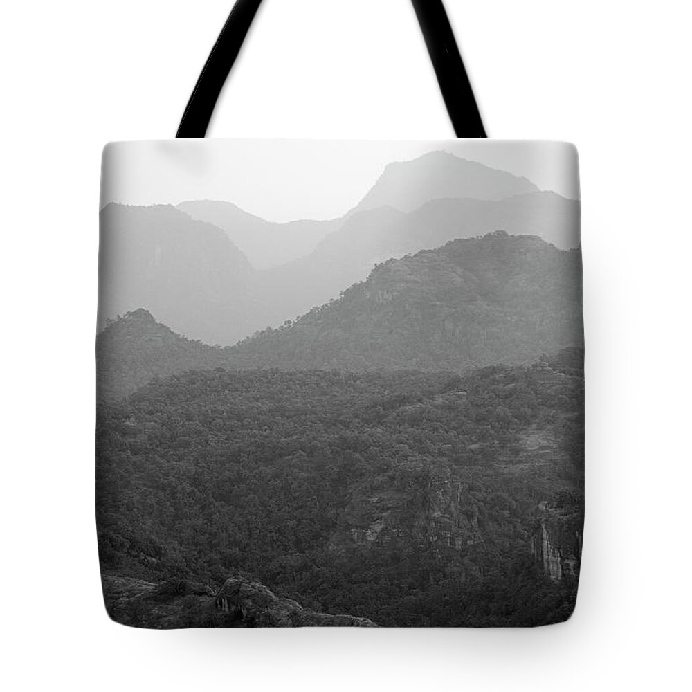 Rolling Tote Bag featuring the photograph SKN 4443 Rolling Landscape by Sunil Kapadia