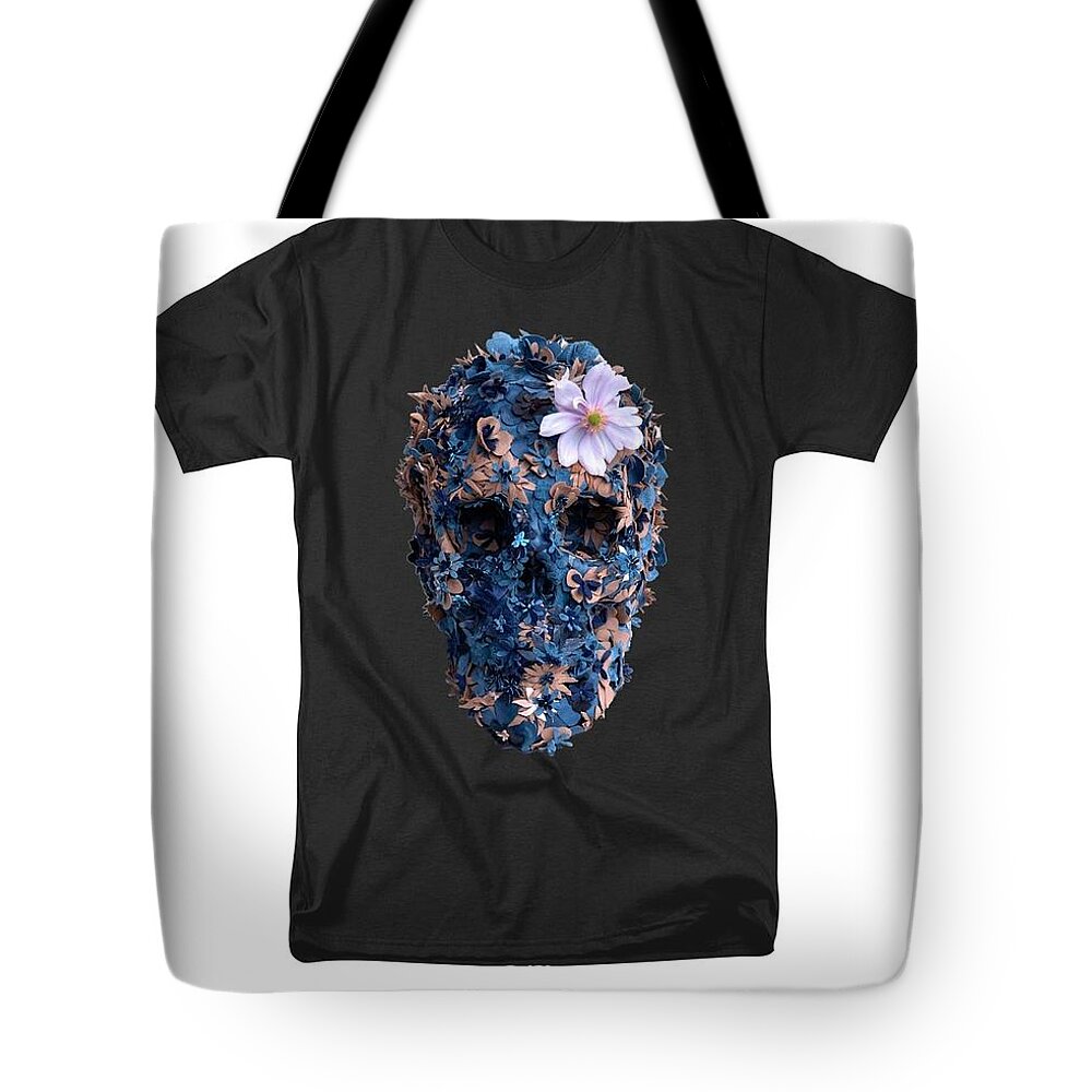  Tote Bag featuring the painting Skull 9 by Herb Strobino