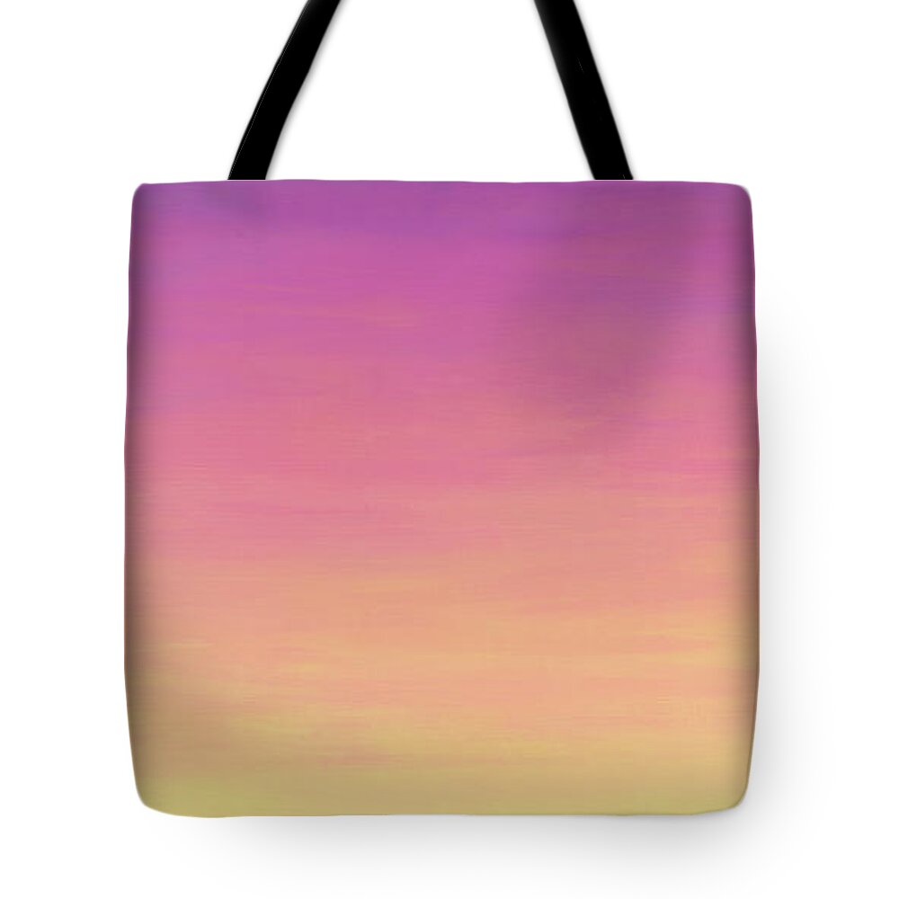 Sunset Tote Bag featuring the painting Sky at Sunset by James W Johnson