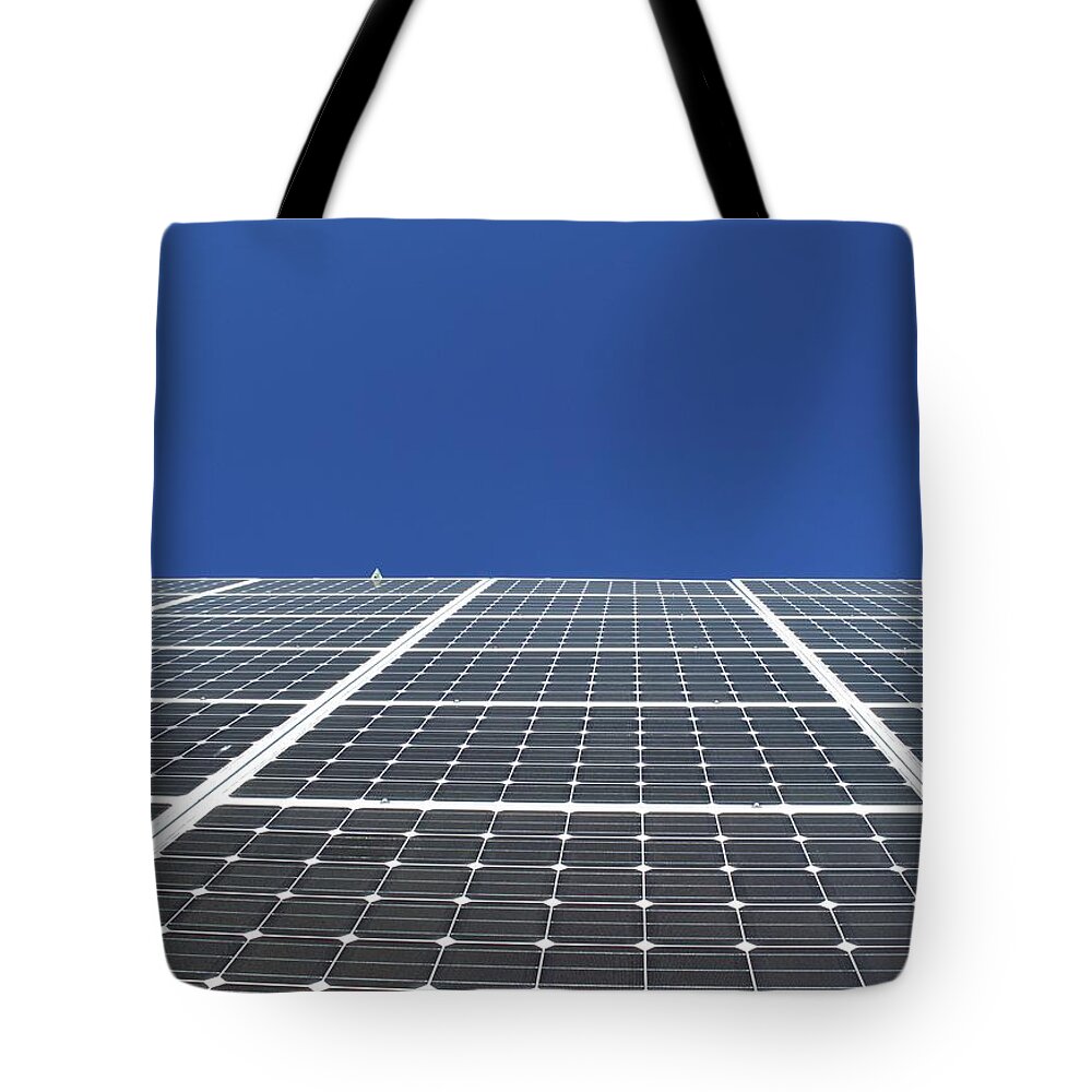 Abstract Tote Bag featuring the photograph Sky Grid by Lyle Crump