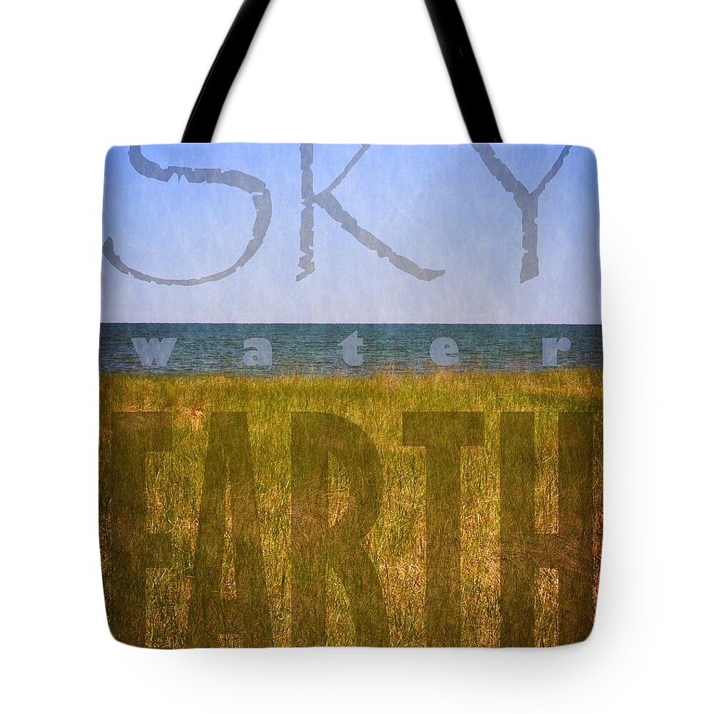 Water Tote Bag featuring the photograph Sky Water Earth 2.0 by Michelle Calkins