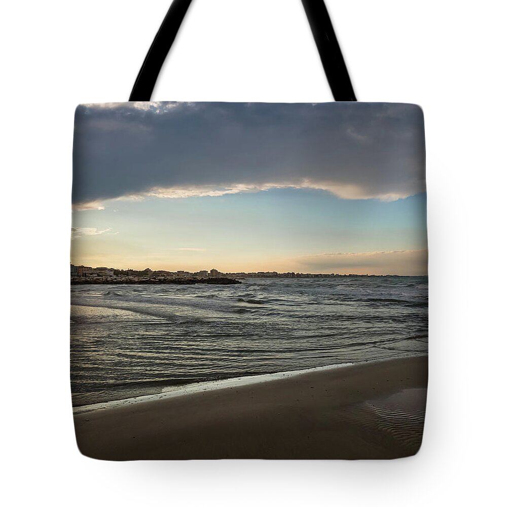Skylight After Storm By Marina Usmanskaya Tote Bag featuring the photograph Skylight after storm by Marina Usmanskaya