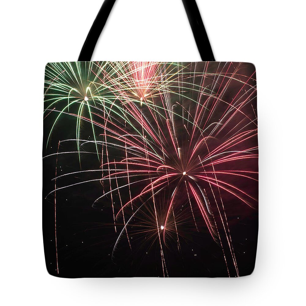 Abstract Tote Bag featuring the photograph Skytosa by Michael Nowotny