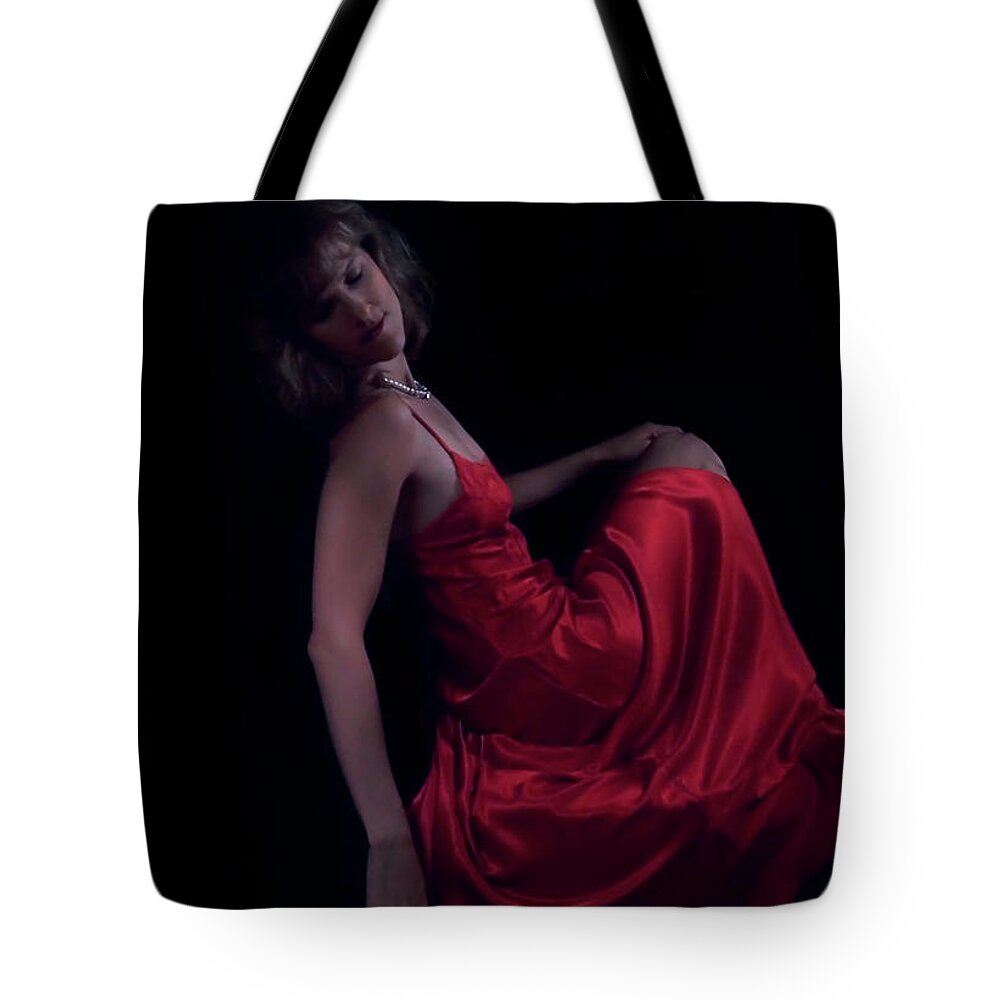 Woman Tote Bag featuring the photograph Sleeping Beauty by Donna Blackhall