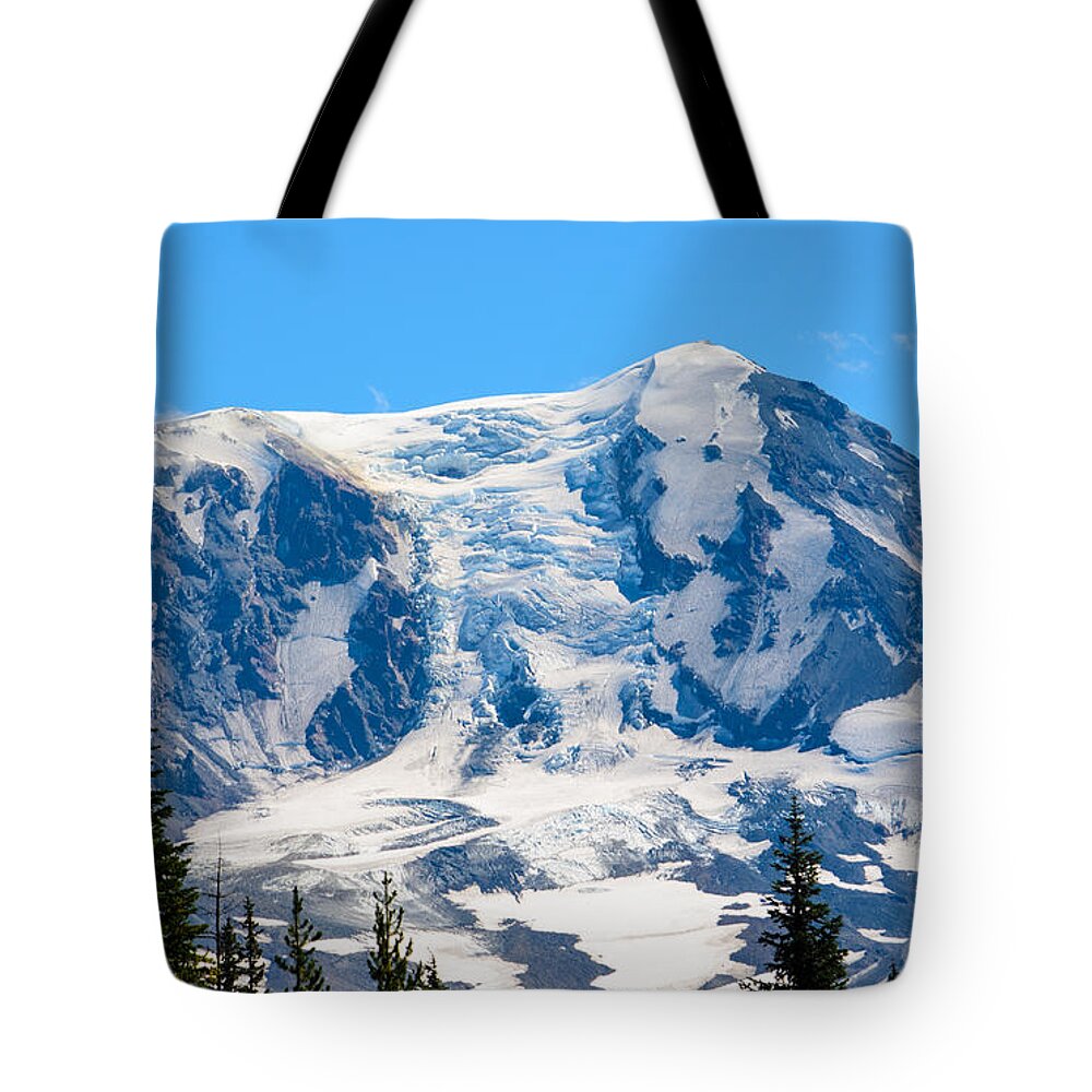 Mt. Adams Tote Bag featuring the photograph Sleeping Beauty Volcano by Tikvah's Hope