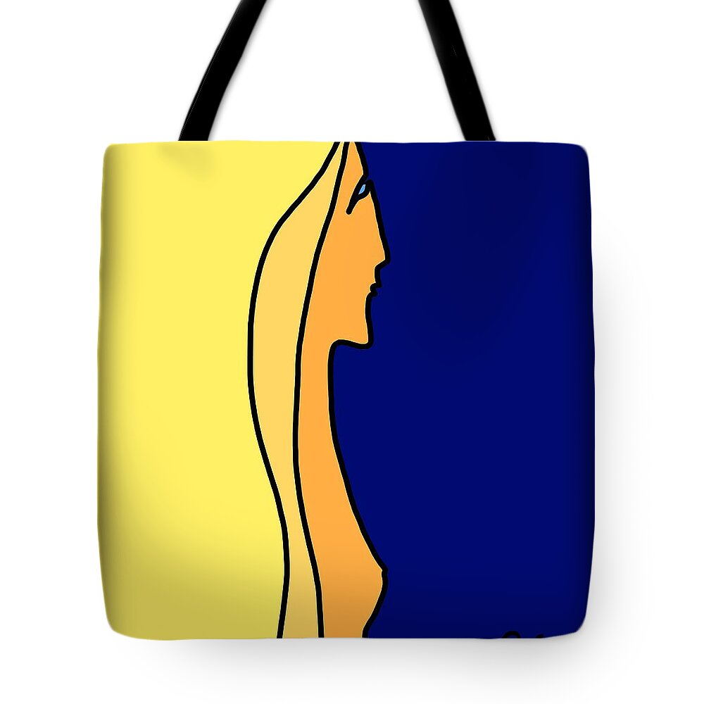 Quiros Tote Bag featuring the digital art Slender by Jeffrey Quiros