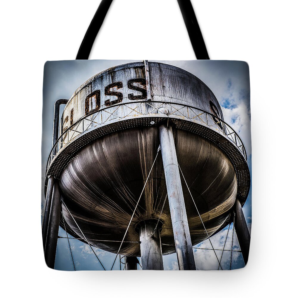 Markpeavyphotography Sloss Furnace Birmingham Alabama Tote Bag featuring the photograph Sloss Tower by Mark Peavy