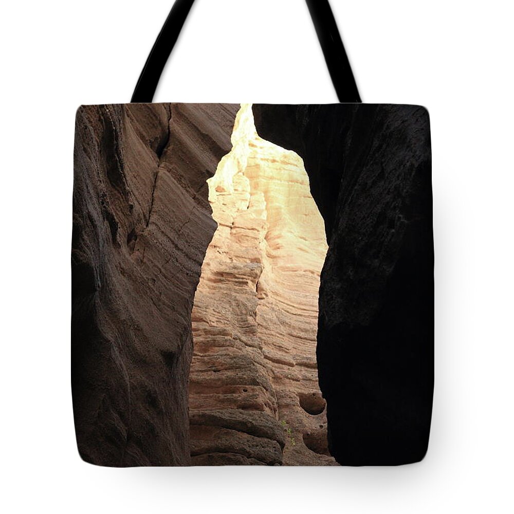Slot Tote Bag featuring the photograph Slot Canyon Light by David Diaz