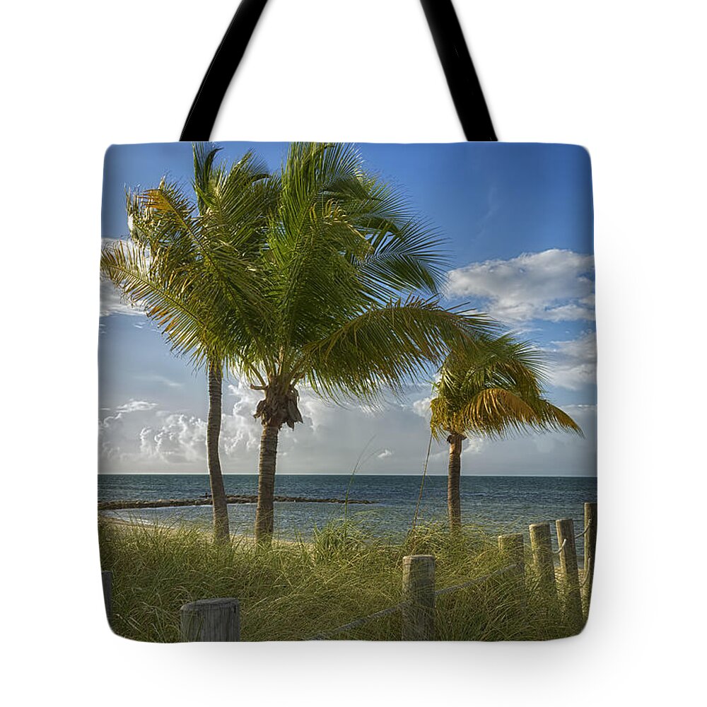 Smathers Beach Tote Bag featuring the photograph Smathers Beach - Key West by Kim Hojnacki