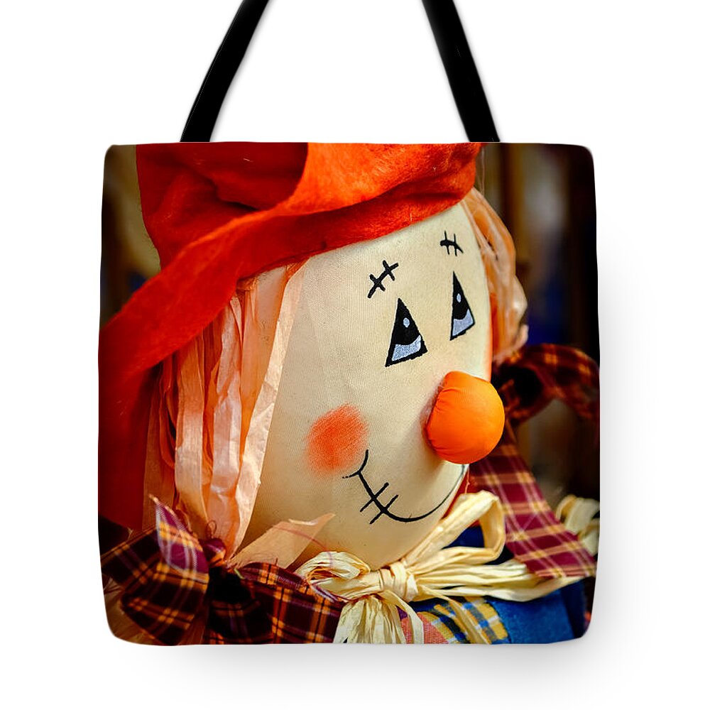 Autumn Tote Bag featuring the photograph Smiling Face 2 by Julie Palencia