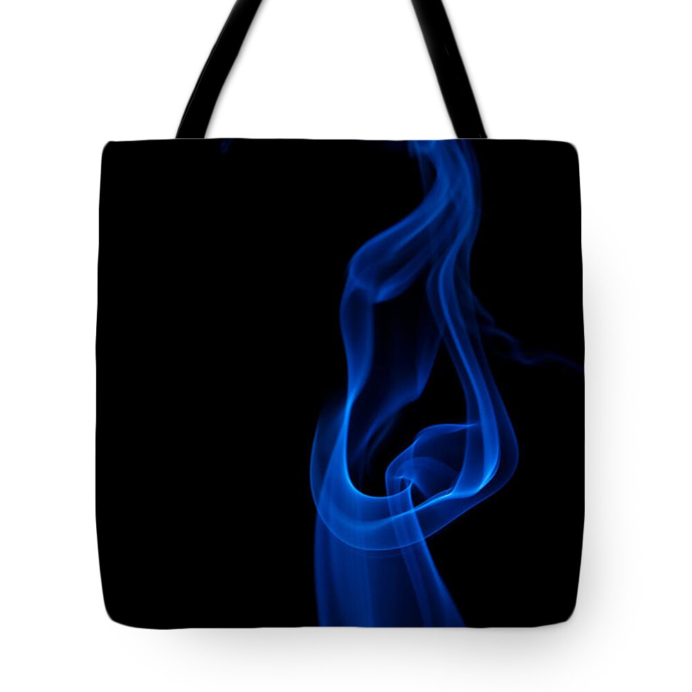 Abstract Tote Bag featuring the photograph smoke XII by Joerg Lingnau