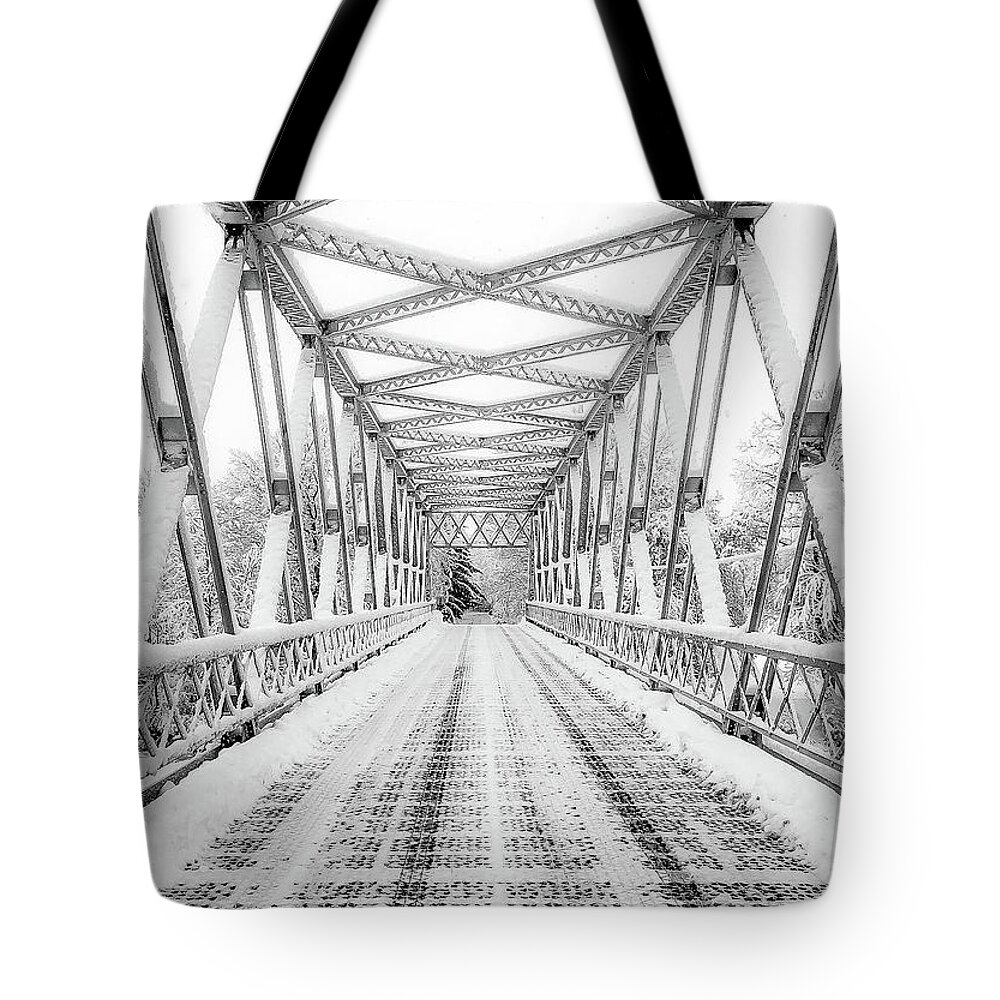  Tote Bag featuring the photograph Snow Angles by Kendall McKernon