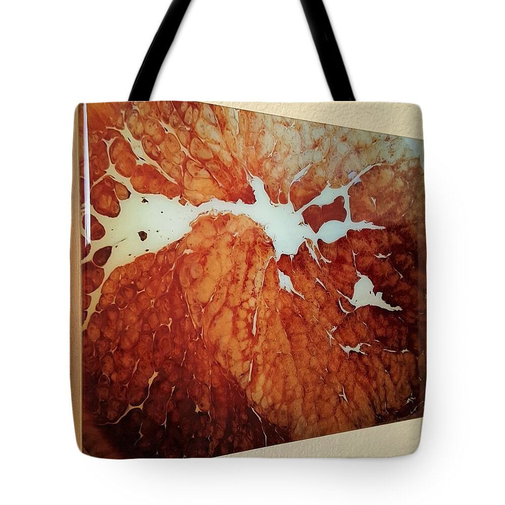  Tote Bag featuring the photograph Snow on a Beetle's back by Gyula Julian Lovas