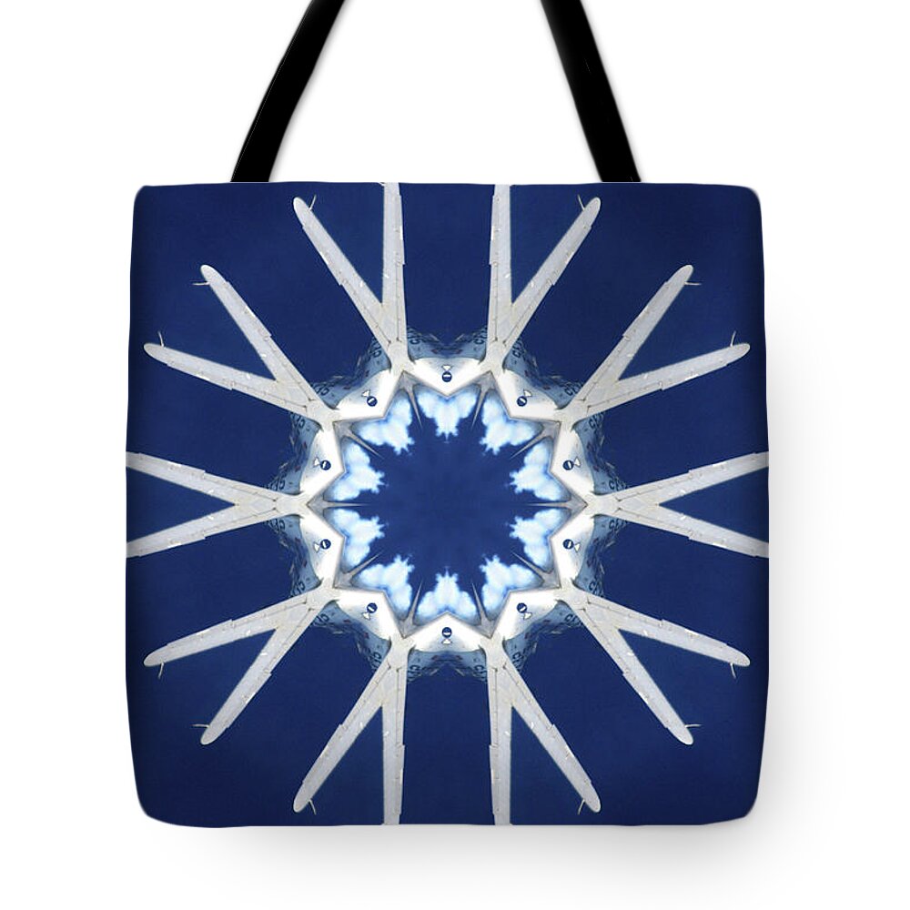 Snowflake Tote Bag featuring the photograph Snowflake by Karol Livote