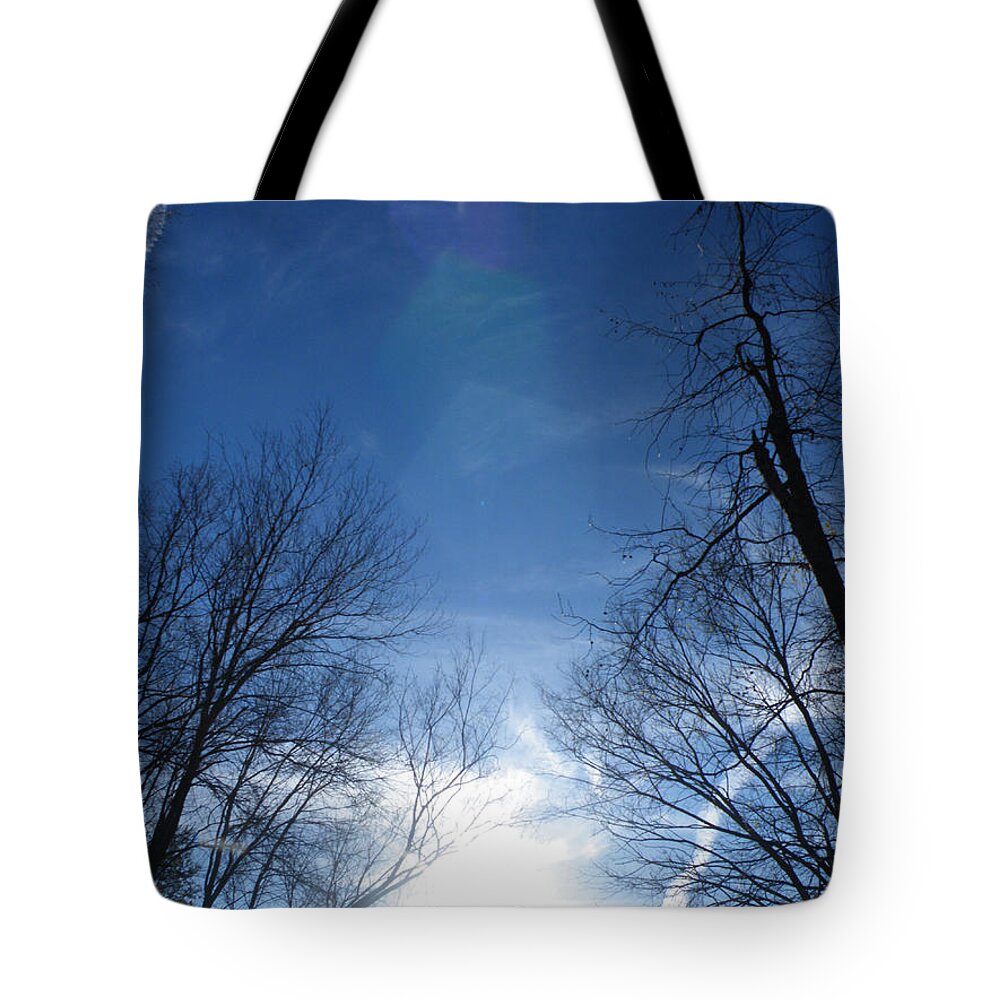 Sky Tote Bag featuring the photograph Soaring Sky by Kimmary MacLean