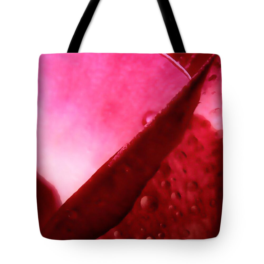 Rose Tote Bag featuring the digital art Soft Petaling by Donna Blackhall