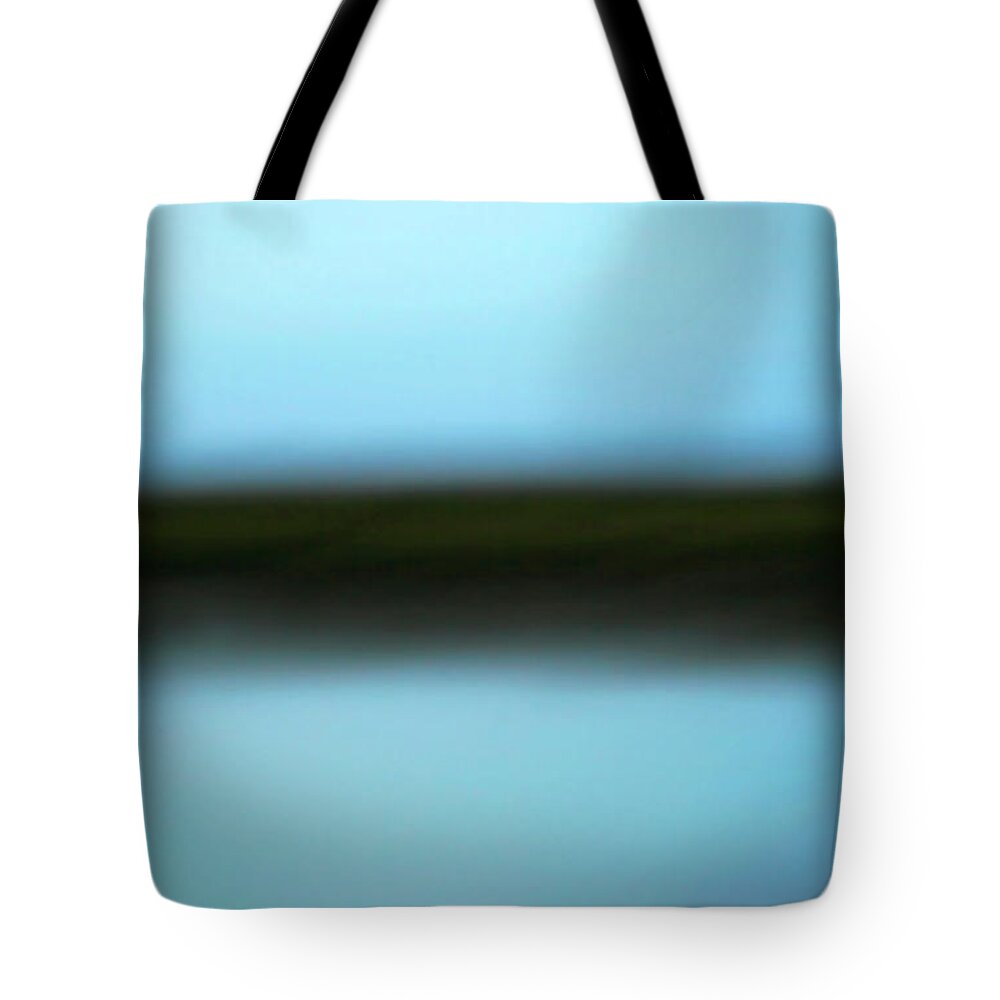Abstract Expressionism Tote Bag featuring the photograph Soft reflections by Marilyn Hunt