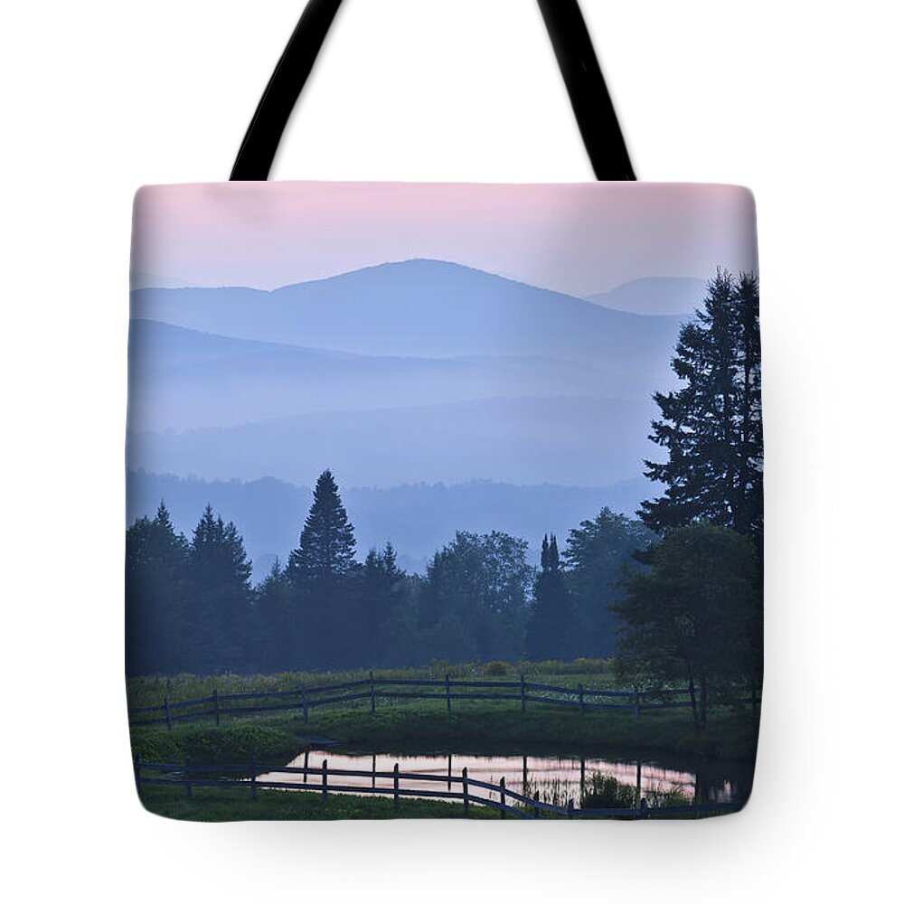 Summer Tote Bag featuring the photograph Soft Summer Evening by Alan L Graham