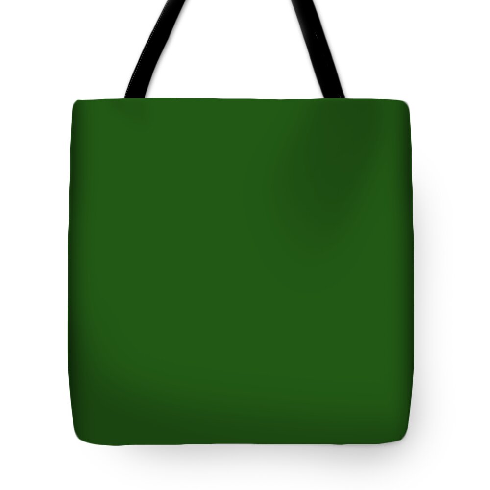 Solid Colors Tote Bag featuring the digital art Solid Forest Green Color by Garaga Designs