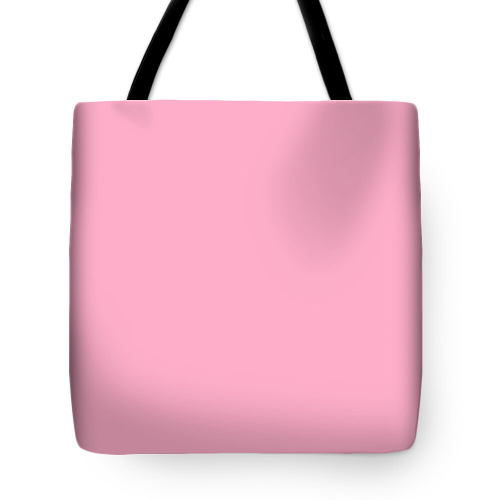 Solid Tote Bag featuring the digital art Solid Plain Pink by Delynn Addams