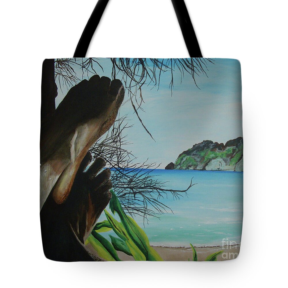Thailand Tote Bag featuring the painting Solo by Stuart Engel