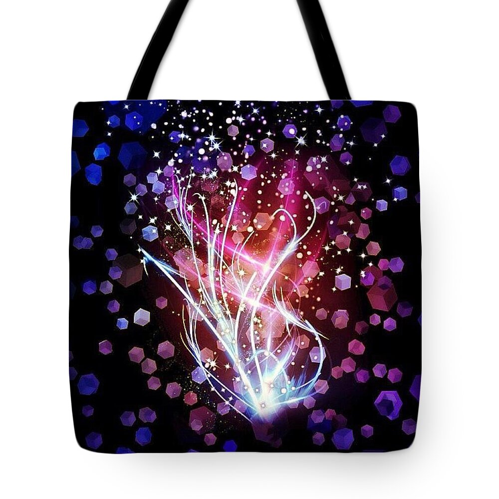 Starburst Tote Bag featuring the photograph Something For You by Nick Heap