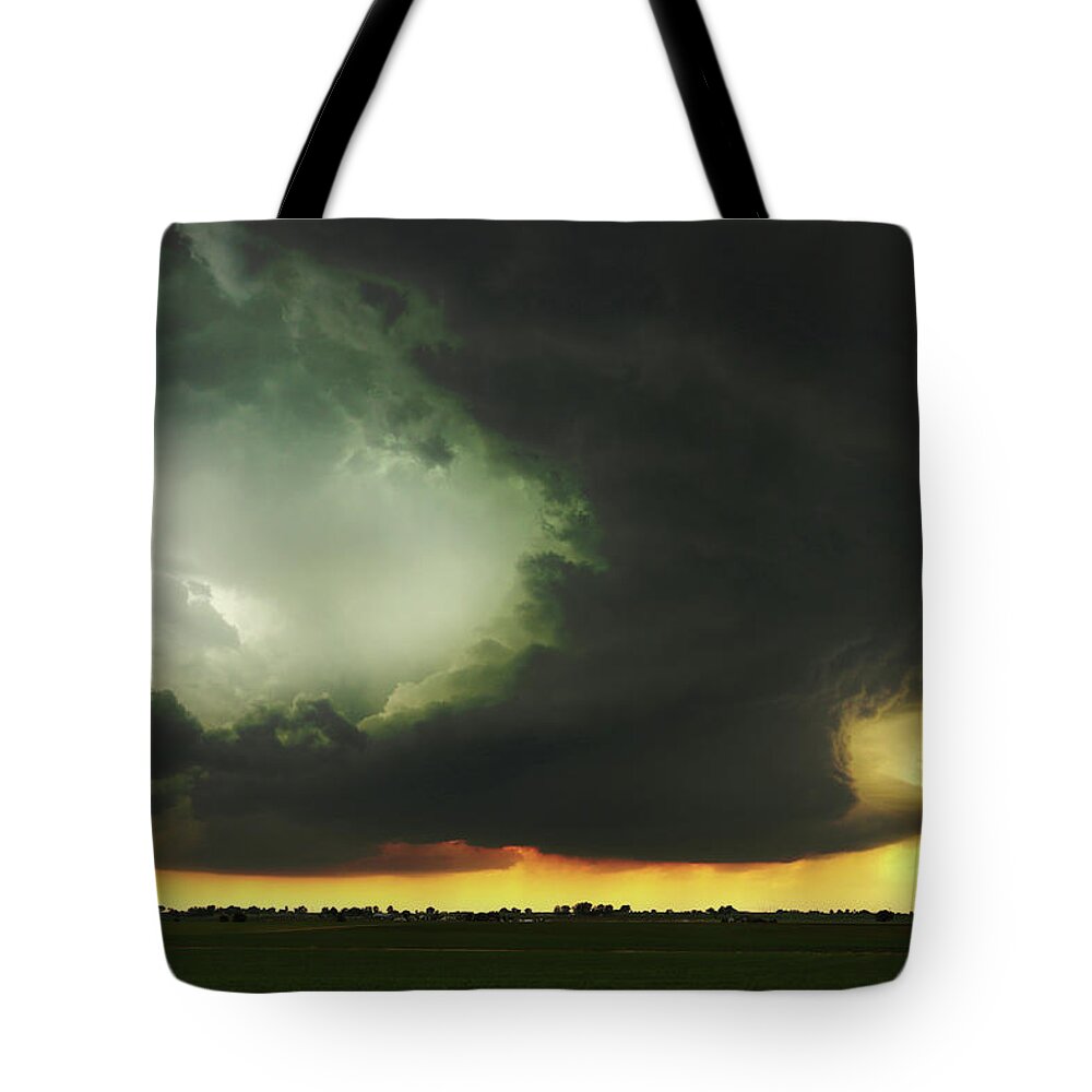 Something Tote Bag featuring the photograph Something Wicked This Way Comes by Brian Gustafson