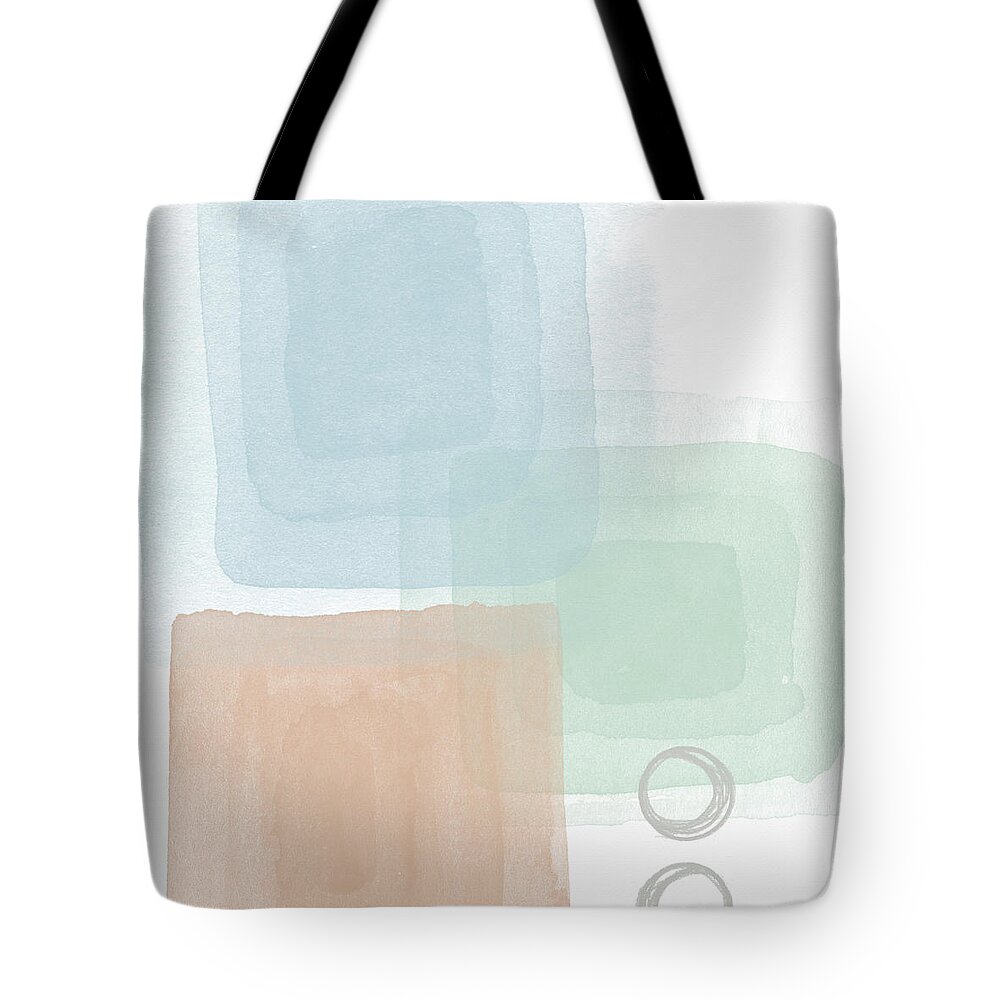 Watercolor Tote Bag featuring the mixed media Soothing Peace 2 - Art by Linda Woods by Linda Woods