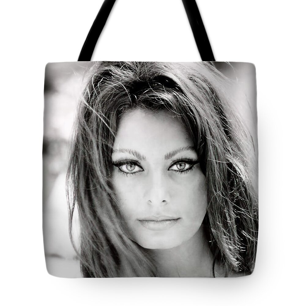 Sophia Loren Tote Bag featuring the photograph Sophia Loren by Sophia Loren