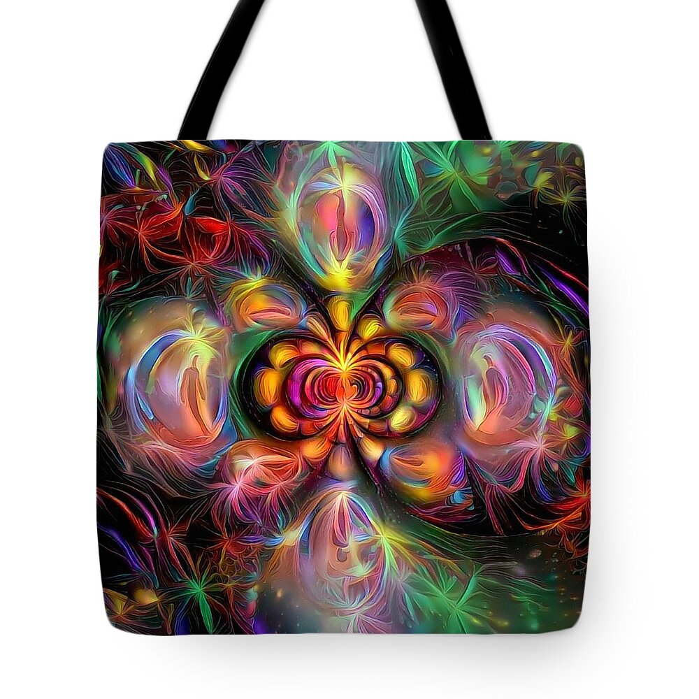 Soul Tote Bag featuring the digital art Soul by Bruce Rolff
