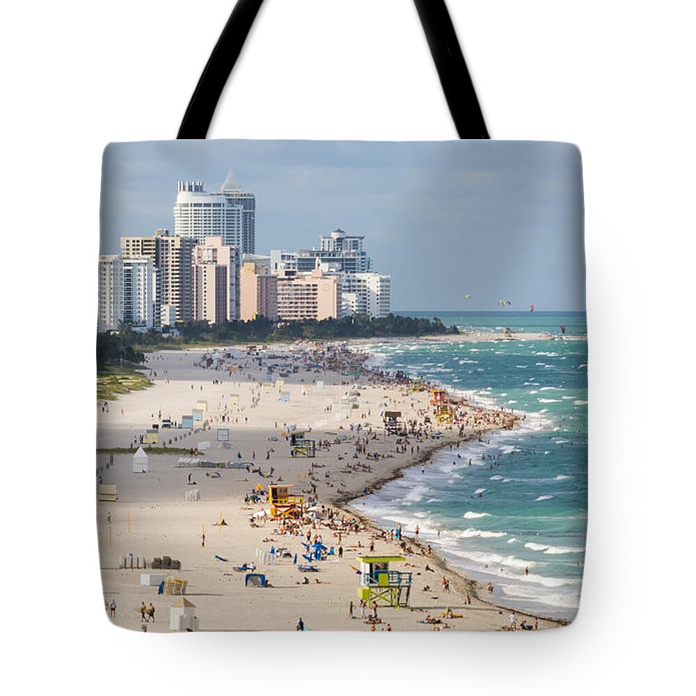 Afternoon Tote Bag featuring the photograph South Beach by Ed Gleichman