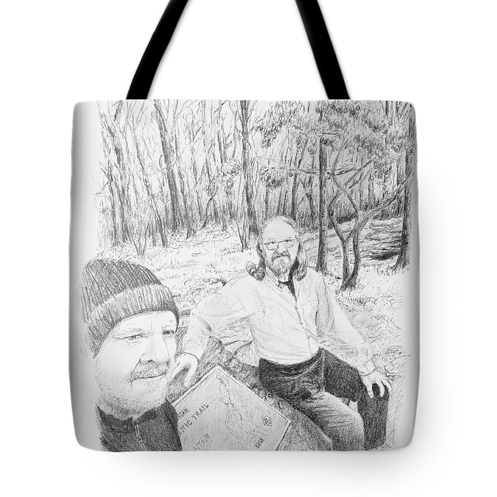 Appalachian Trail Tote Bag featuring the photograph Southern Terminus by Daniel Reed